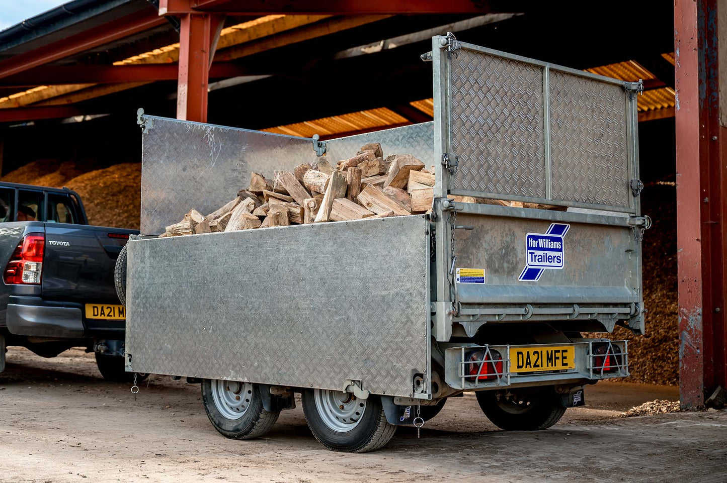 Full load mixed hardwood and softwood